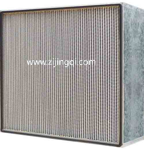 HS鋅框有隔板高效過濾器圖片 HS鋅框有隔板高效過濾器圖片